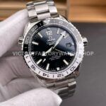 VS Factory Omega Seamaster Planet Ocean 600M 215.30.44.22.01.001 43.5mm Full Steel Black White Ceramic Bezel Arabic Numerals Black Dial