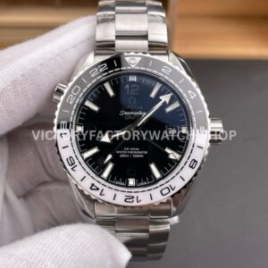 VS Factory Omega Seamaster Planet Ocean 600M 215.30.44.22.01.001 43.5mm full steel ceramic bezel black dial replica watch