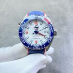 VS Factory Omega Seamaster Planet Ocean 600M 215.32.43.21.04.001 43.5mm rubber strap white dial replica watch