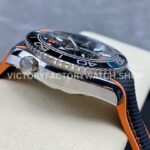 VS Factory Omega Seamaster Planet Ocean 600M 215.32.44.21.01.001 43.5mm Orange Black Ceramic Bezel Arabic Numerals Black Dial