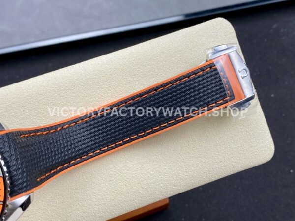 VS Factory Omega Seamaster Planet Ocean 600M 215.32.44.21.01.001 43.5mm Orange Black Ceramic Bezel Arabic Numerals Black Dial