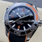 VS Factory Omega Seamaster Planet Ocean 600M 215.32.44.21.01.001 43.5mm Orange Black Ceramic Bezel Arabic Numerals Black Dial