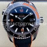 VS Factory Omega Seamaster Planet Ocean 600M 215.32.44.21.01.001 43.5mm orange black ceramic bezel black dial replica watch