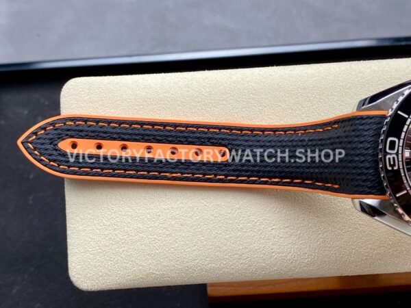 VS Factory Omega Seamaster Planet Ocean 600M 215.32.44.21.01.001 43.5mm Orange Black Ceramic Bezel Arabic Numerals Black Dial