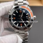 VS Factory Omega Seamaster Planet Ocean 600M 215.32.44.21.01.001 43.5mm Arabic numerals black dial replica watch