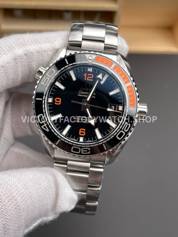 VS Factory Omega Seamaster Planet Ocean 600M 215.32.44.21.01.001 43.5mm Full Steel Arabic Numerals Black Dial