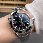 VS Factory Omega Seamaster Planet Ocean 600M 215.32.44.21.01.001 43.5mm Full Steel Arabic Numerals Black Dial
