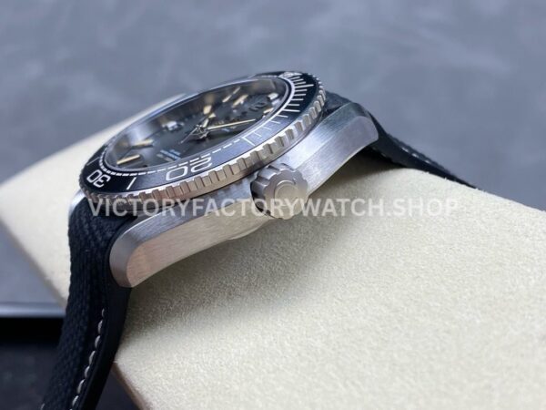 VS Factory Omega Seamaster Planet Ocean 600M 215.32.44.21.01.002 43.5mm Black Rubber Strap Arabic Numerals Grey Dial