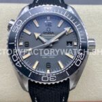 VS Factory Omega Seamaster Planet Ocean 600M 215.32.44.21.01.002 43.5mm black rubber strap grey dial replica watch