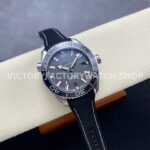 VS Factory Omega Seamaster Planet Ocean 600M 215.32.44.21.01.002 43.5mm Black Rubber Strap Arabic Numerals Grey Dial