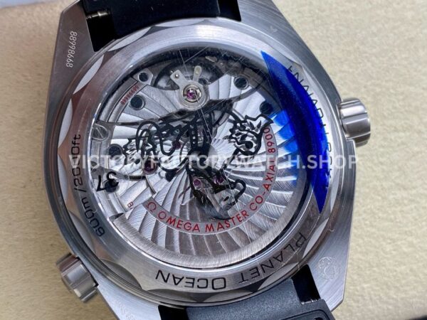 VS Factory Omega Seamaster Planet Ocean 600M 215.32.44.21.01.002 43.5mm Black Rubber Strap Arabic Numerals Grey Dial