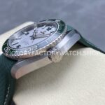 VS Factory Omega Seamaster Planet Ocean 600M 215.32.44.21.06.001 43.5mm Green Rubber Strap Arabic Numerals Grey Dial