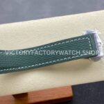 VS Factory Omega Seamaster Planet Ocean 600M 215.32.44.21.06.001 43.5mm Green Rubber Strap Arabic Numerals Grey Dial