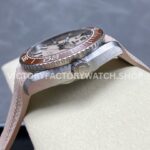 VS Factory Omega Seamaster Planet Ocean 600M 215.32.44.21.09.001 43.5mm Beige Rubber Strap Arabic Numerals Beige Dial