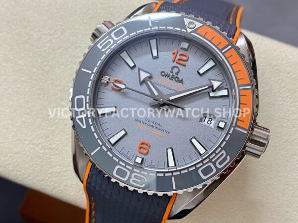 VS Factory Omega Seamaster Planet Ocean 600M 215.92.44.21.99.001 43.5mm Ceramic Bezel Arabic Numerals Grey Dial