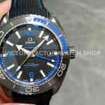 VS Factory Omega Seamaster Planet Ocean 600M 215.92.46.22.01.002 45.5mm blue black ceramic Arabic numerals black dial replica watch