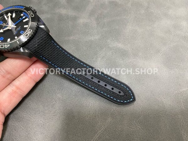 VS Factory Omega Seamaster Planet Ocean 600M 215.92.46.22.01.002 45.5mm Blue Black Ceramic Arabic Numerals Black Dial