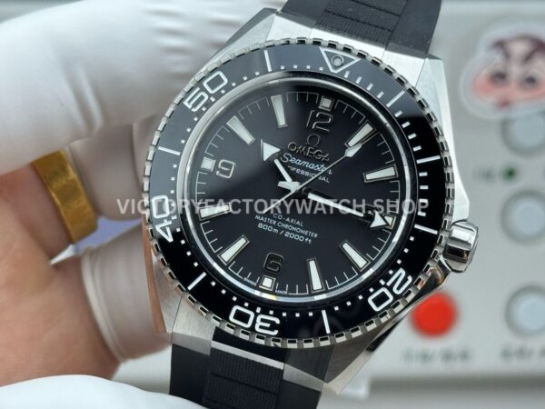 VS+ Factory Omega Seamaster Planet Ocean 600M 217.32.42.21.01.001 42mm Black Rubber Strap Black Dial
