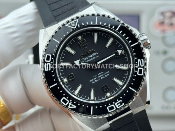 VS+ Factory Omega Seamaster Planet Ocean 600M 217.32.42.21.01.001 42mm Black Rubber Strap Black Dial