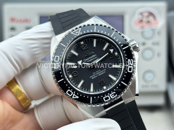 VS+ Factory Omega Seamaster Planet Ocean 600M 217.32.42.21.01.001 42mm Black Rubber Strap Black Dial