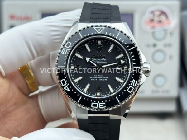 VS+ Factory Omega Seamaster Planet Ocean 600M 217.32.42.21.01.001 42mm black rubber strap black dial replica watch