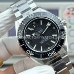 VS+ Factory Omega Seamaster Planet Ocean 600M 217.32.42.21.01.001 42mm Full Steel Black Ceramic Black Dial