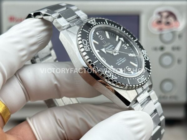 VS+ Factory Omega Seamaster Planet Ocean 600M 217.32.42.21.01.001 42mm Full Steel Black Ceramic Black Dial