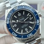 VS+ Factory Omega Seamaster Planet Ocean 600M 217.32.42.21.01.002 42mm Full Steel Blue Ceramic Black Dial