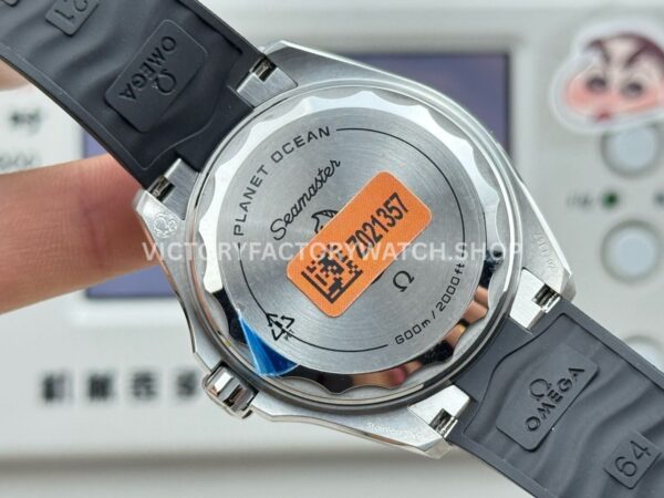 VS+ Factory Omega Seamaster Planet Ocean 600M 217.32.42.21.01.002 42mm Rubber Strap Blue Ceramic Black Dial