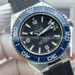 VS+ Factory Omega Seamaster Planet Ocean 600M 217.32.42.21.01.002 42mm Rubber Strap Blue Ceramic Black Dial