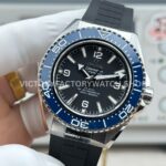 VS+ Factory Omega Seamaster Planet Ocean 600M 217.32.42.21.01.002 42mm Rubber Strap Blue Ceramic Black Dial