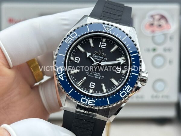 VS+ Factory Omega Seamaster Planet Ocean 600M 217.32.42.21.01.002 42mm Rubber Strap Blue Ceramic Black Dial