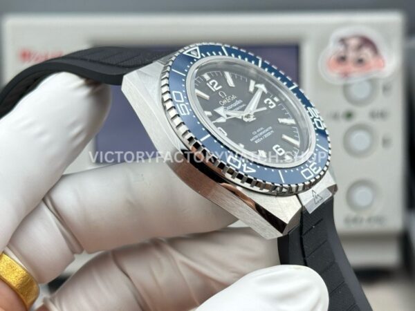 VS+ Factory Omega Seamaster Planet Ocean 600M 217.32.42.21.01.002 42mm Rubber Strap Blue Ceramic Black Dial