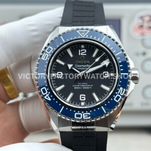 VS+ Factory Omega Seamaster Planet Ocean 600M 217.32.42.21.01.002 42mm rubber strap blue ceramic black dial replica watch