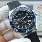 VS+ Factory Omega Seamaster Planet Ocean 600M 217.32.42.21.01.002 42mm Rubber Strap Blue Ceramic Black Dial