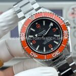 VS+ Factory Omega Seamaster Planet Ocean 600M 217.32.42.21.01.004 42mm Full Steel Orange Ceramic Black Dial