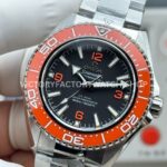 VS+ Factory Omega Seamaster Planet Ocean 600M 217.32.42.21.01.004 42mm Full Steel Orange Ceramic Black Dial