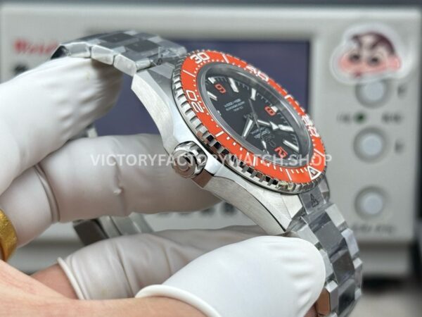 VS+ Factory Omega Seamaster Planet Ocean 600M 217.32.42.21.01.004 42mm Full Steel Orange Ceramic Black Dial