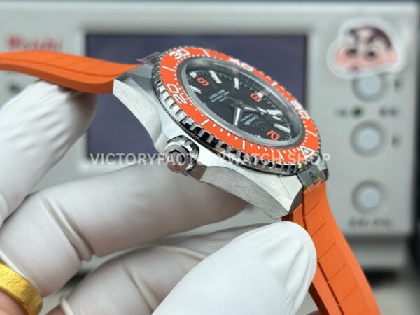 VS+ Factory Omega Seamaster Planet Ocean 600M 217.32.42.21.01.004 42mm Orange Rubber Strap Black Dial