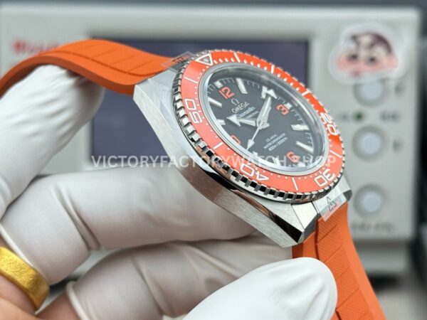 VS+ Factory Omega Seamaster Planet Ocean 600M 217.32.42.21.01.004 42mm Orange Rubber Strap Black Dial