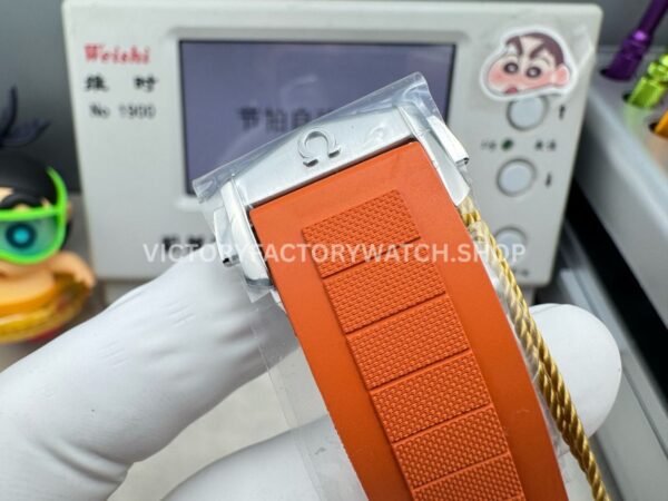 VS+ Factory Omega Seamaster Planet Ocean 600M 217.32.42.21.01.004 42mm Orange Rubber Strap Black Dial