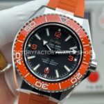 VS+ Factory Omega Seamaster Planet Ocean 600M 217.32.42.21.01.004 42mm Orange Rubber Strap Black Dial