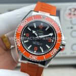VS+ Factory Omega Seamaster Planet Ocean 600M 217.32.42.21.01.004 42mm Orange Rubber Strap Black Dial