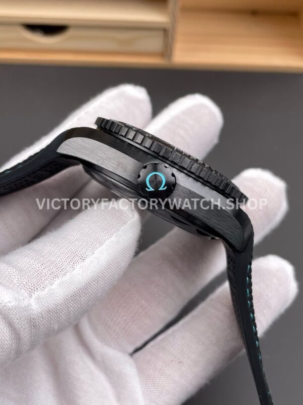 VS Factory Omega Seamaster Planet Ocean Worldtimer 600M 215.92.46.22.01.006 45.5mm Rubber Strap Black Dial