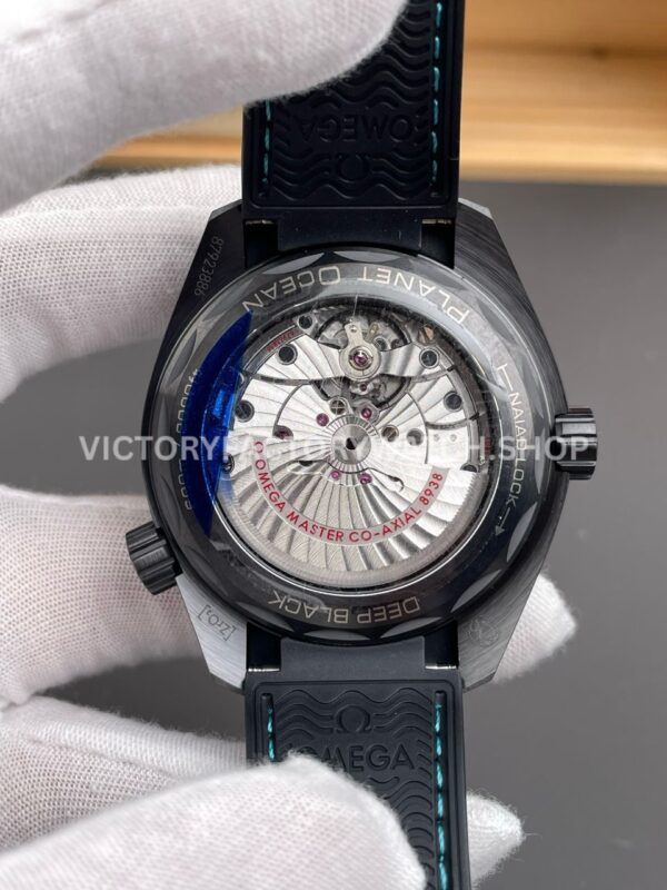 VS Factory Omega Seamaster Planet Ocean Worldtimer 600M 215.92.46.22.01.006 45.5mm Rubber Strap Black Dial