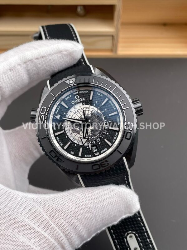 VS Factory Omega Seamaster Planet Ocean Worldtimer 600M 215.92.46.22.01.007 45.5mm Ceramic Black Dial