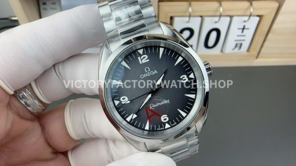 VS Factory Omega Seamaster Railmaster 235.10.38.20.06.001 38mm Full Steel Grey Dial