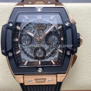 BBF Factory Hublot Spirit of Big Bang 642.OM.0180.RX 42mm Rose Gold Black Rubber Strap Black Ceramic Skeletonized Black Dial BBF Factory Hublot Spirit of Big Bang 642.OM.0180.RX 42mm rose gold black rubber strap black ceramic skeletonized black dial replica watch