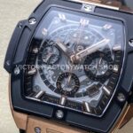BBF Factory Hublot Spirit of Big Bang 642.OM.0180.RX 42mm Rose Gold Black Rubber Strap Black Ceramic Skeletonized Black Dial BBF Factory Hublot Spirit of Big Bang 642.OM.0180.RX 42mm Rose Gold Black Rubber Strap Black Ceramic Skeletonized Black Dial