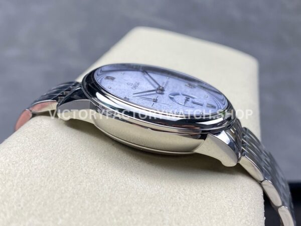 YMS Factory Omega De Ville Prestige 434.10.41.21.03.001 41mm Full Steel Roman Numerals Blue Dial (3) YMS Factory Omega De Ville Prestige 434.10.41.21.03.001 41mm Full Steel Roman Numerals Blue Dial